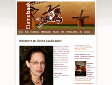 Tablet Screenshot of elaineisaak.com